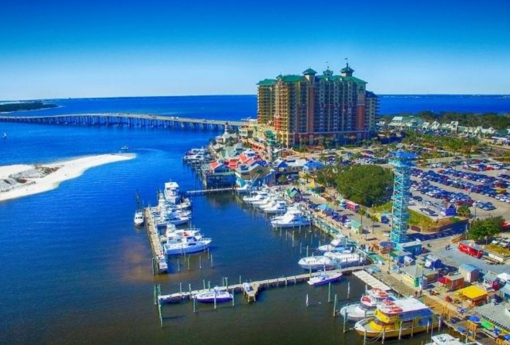 Aerial View of HarborWalk Village