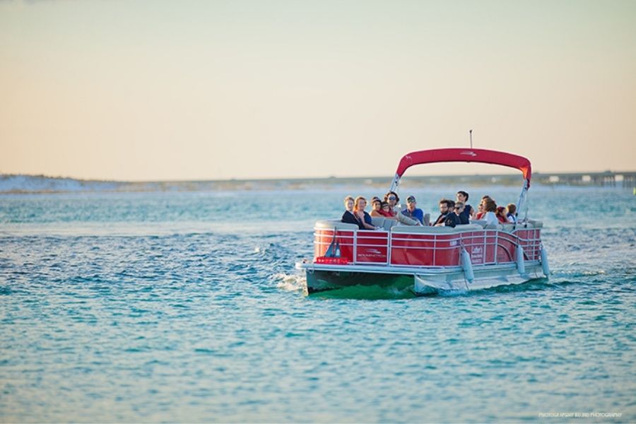 Destin harbor pontoon boat rental