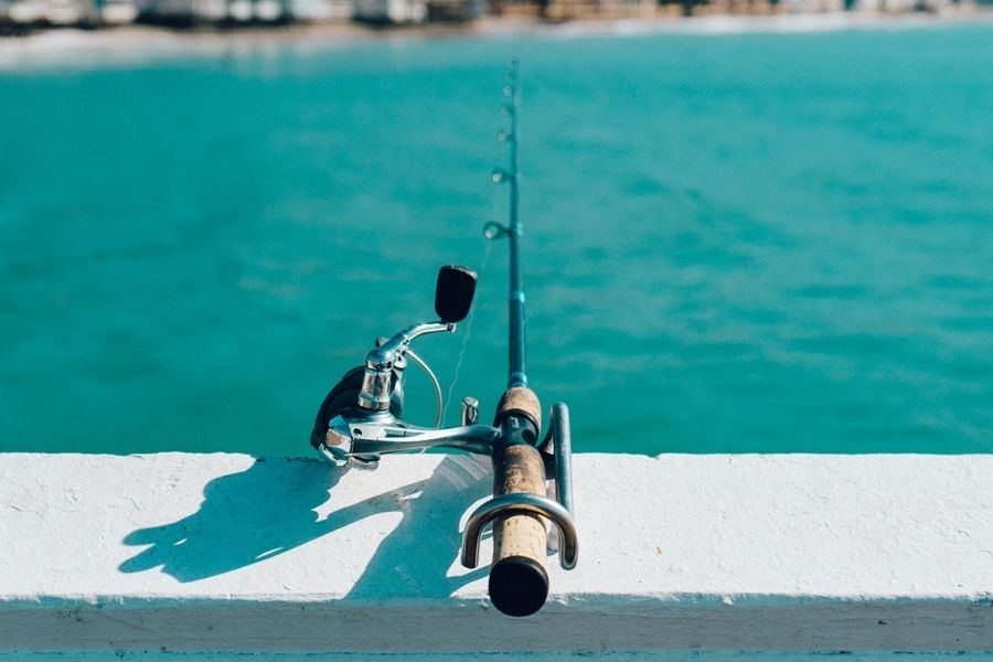 fishing at the Okaloosa Island Boardwalk