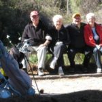 group on the executive golf course at Golf Garden