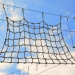 ropes obstacle course at Baytowne Adventure Zone